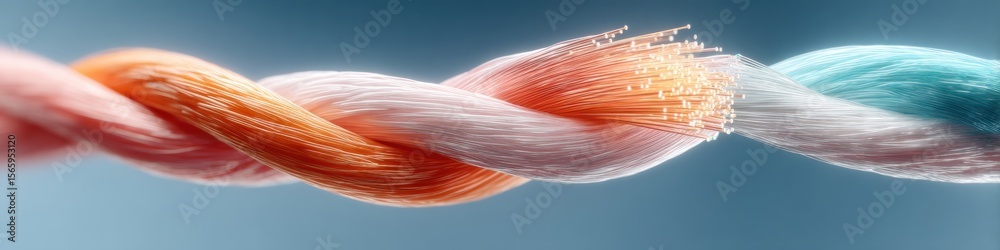 Aufkleber High-Quality Broadband Fiber Optic Cable with Data Streams for Modern Digital Marketing and Tech Innovation Campaigns Featuring Professional Network Performance
