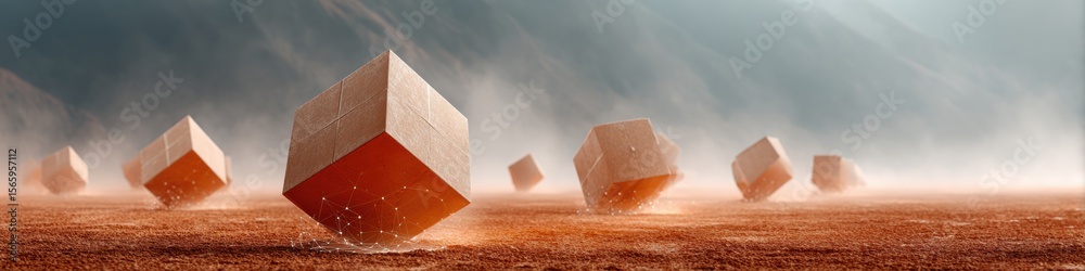 Poster Decentralized Logistics Network with Redundant Cardboard Cargo Boxes Connected by Digital Lines for Secure Blockchain-Enabled Freight Tracking