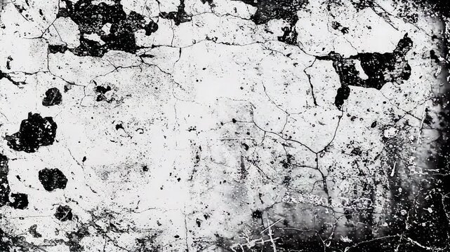 High Contrast Abstract Texture with White Background and Scattered Black Speckles