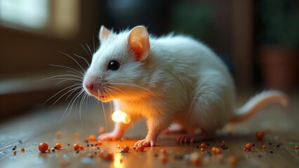 Obraz premium Close up image of mouse art