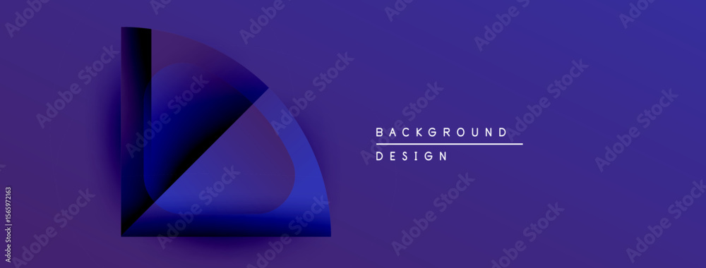 Aufkleber abstract purple design features layered shapes, creating dynamic visual effect. text reads backgroun