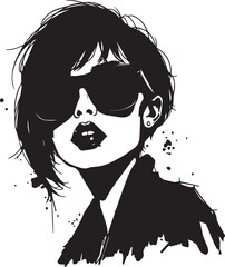 fashionable woman vector