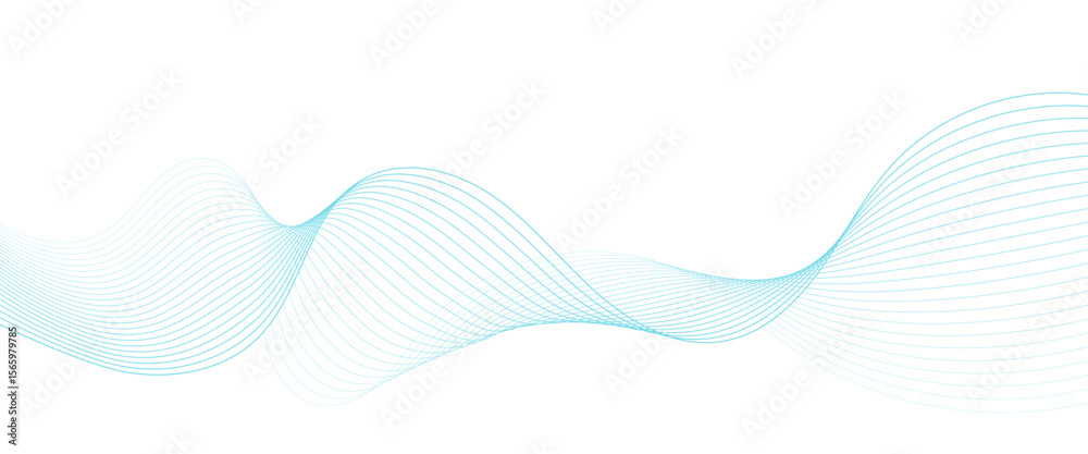 Sticker vector minimal wave blending effect technology concept