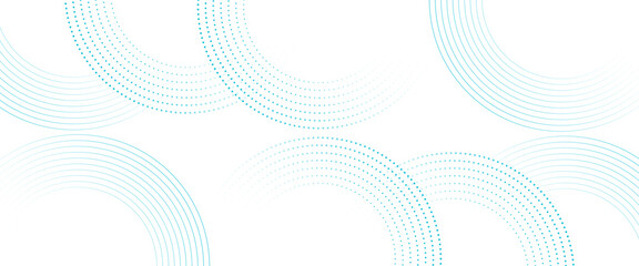 Vector circle line blue round pattern background.  © aLo
