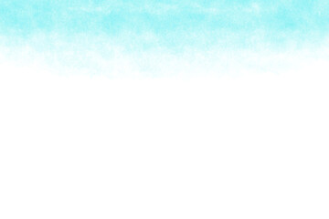 Cyan brush edge border for flyers, digital scrapbooking, poster art and sublimation use