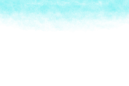Cyan brush edge border for flyers, digital scrapbooking, poster art and sublimation use