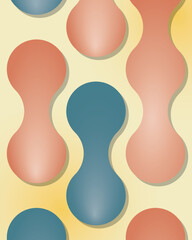 Round Abstract Background