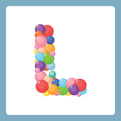 Alphabet balls L