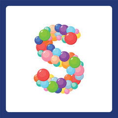 Alphabet balls S