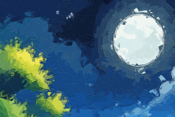 Various oil paintings, floral landscapes, moon chrysanthemums, streams, forests, plum blossoms, waterfalls