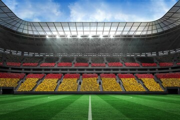 Obraz premium Stadium full of germany football fans