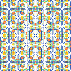 frame with flowers and leaves