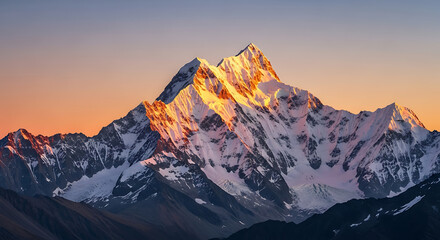 Obraz premium sunrise over the mountains