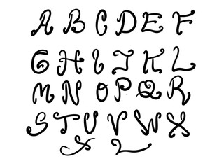 Artistic Handwritten Alphabet Collection