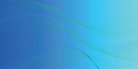 Abstract glowing wave lines on dark blue background. Dynamic wave pattern. Modern flowing wavy lines.
