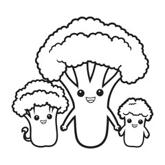 Kawaii Food Coloring pages 