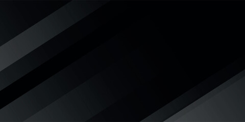 Black abstract background. Elegant dark diagonal shape elements. vector illustration