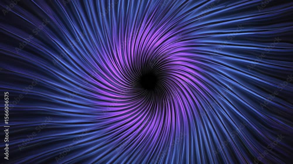 Aufkleber Mesmerizing Spiral Pattern Vibrant Purple and Blue Cosmic Vortex Swirl with Dynamic Motion and Energy, Creating Hypnotic Depth and Flow in Abstract Design, Evoking Sense of Cosmic Wonder and Intrigue