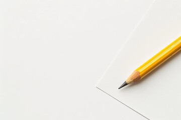 High Quality Image of Pencil on a White Background