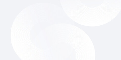 Abstract white glowing geometric lines on gray background. Modern shiny simple abstract