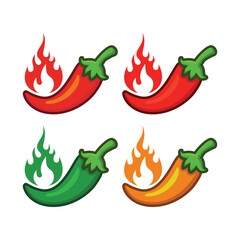 Chili pepper spiciness level indicator. Chili pepper spiciness scale