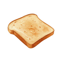 Vector watercolor illustration / 水彩テイストのパン