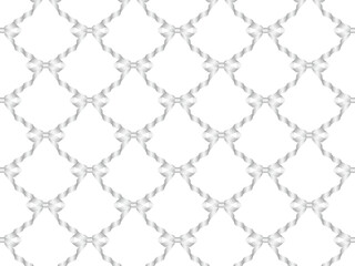 リボンネット、柄、2銀