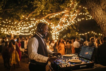 dj at the concert