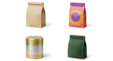 Assortment of product packaging designs