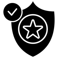 Quality Assurance Glyph Icon
