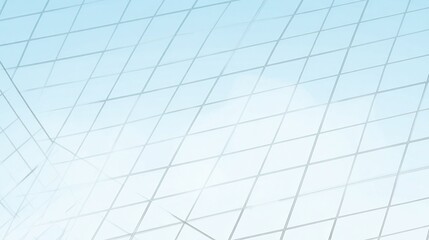 Minimalistic blue and white corporate background with geometric grid lines, clean space for text, professional modern design, soft tones, high resolution 4K, ultra detailed.