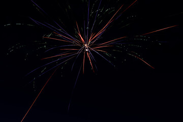 A series of long exposure fireworks captured during a quiet night at the beach. Playing with...