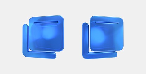 ad group 3D icon on isolate white background