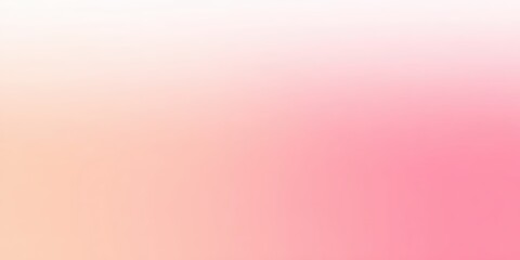 Color gradient background, abstract pastel rainbow. Light peach, pink and orange yellow color banner gradation texture, vector pink noise texture blur abstract background