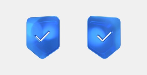 beenhere 3D icon on isolate white background