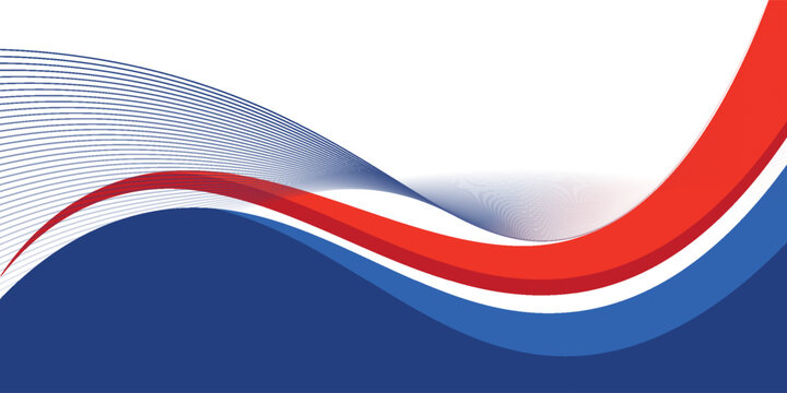 abstract business banner background with red and blue gradient color.eps10