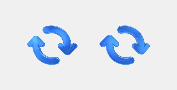 cached 3D icon on isolate white background