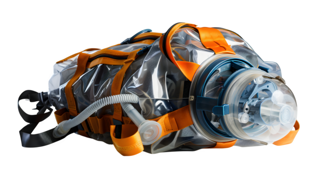 Portable Isolation Chamber, isolated on transparent background