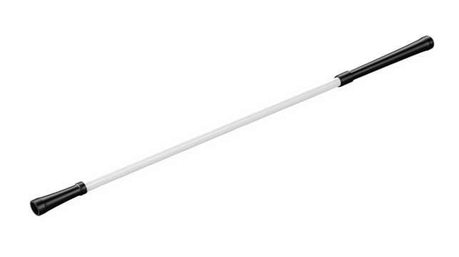 Illuminated Light Saber 3d rendered, isolated on transparent background