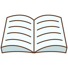 open book education and school vector illustration