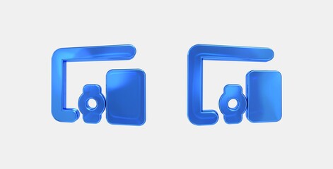 devices other 3D icon on isolate white background