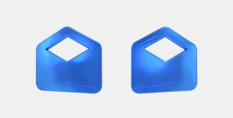drafts 3D icon on isolate white background