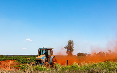 red soil farm in Australia