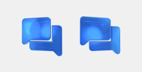 forum 3D icon on isolate white background