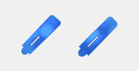 ink marker 3D icon on isolate white background