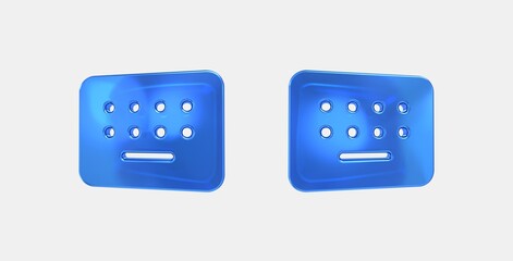 keyboard alt 3D icon on isolate white background