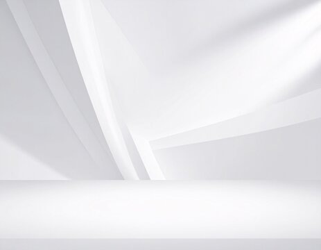Minimal geometric white light background