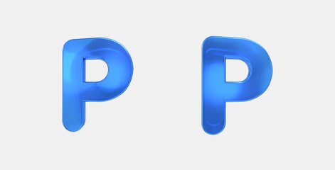 local parking 3D icon on isolate white background