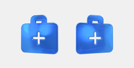 medical services 3D icon on isolate white background