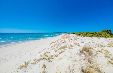 Sardegna, Italy - The worderful south coast of Sardinia region, in the area of Sulcis, province of...